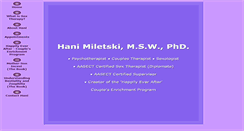 Desktop Screenshot of drmiletski.com